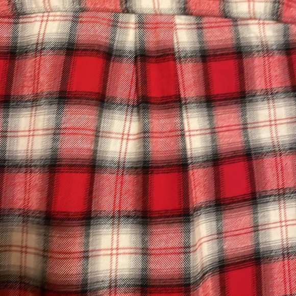 Gap men’s flannel long sleeve button up shirt M Medium Red plaid - Picture 4 of 6